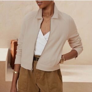 Banana Republic Knit Moto Jacket | Size S